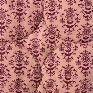 Kate Quinn Rose Folk Wallpaper Circle Quilt